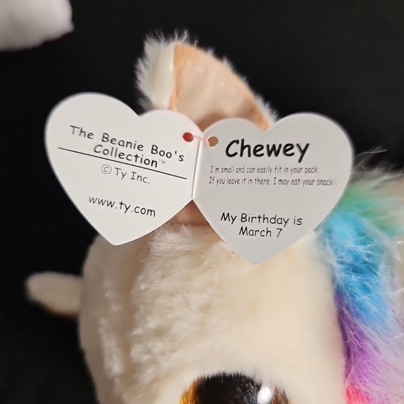 Lot of 3- Ty Beanie Boos DOGS Chewey (2020), Portia (2019) & Phoenix (2020) - Picture 7 of 8